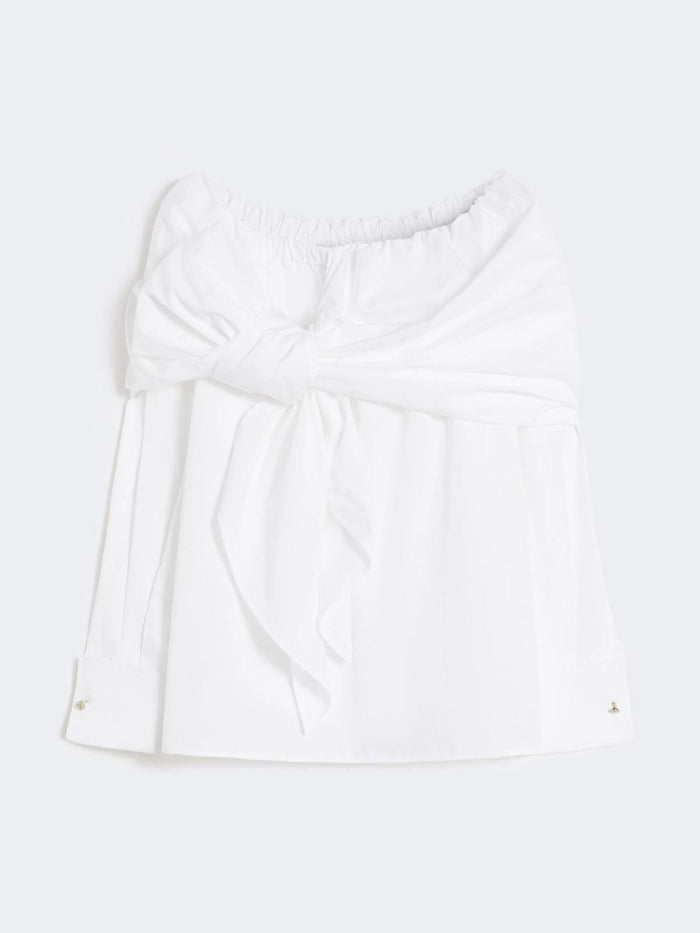 Max Mara White Curvone Cotton Shirt