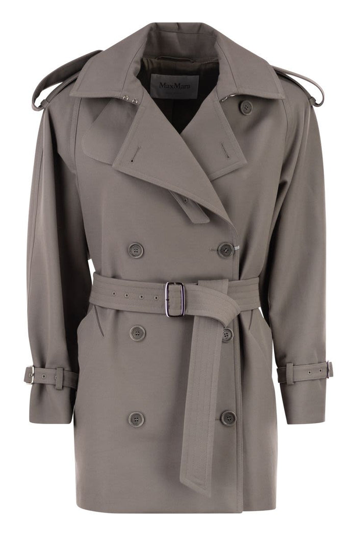 Max Mara Mxscacio - Short Cotton Trench Coat