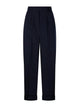 Max Mara Blue Wool Virgin Wool Elastan Pants