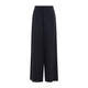 Max Mara Navy Blue Silk Genero Pants