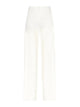Max Mara White Cotton Elastan Pants