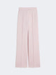 Max Mara Pink Wool Blend Girone Wide-Leg Pant