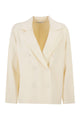 Max Mara Mxpcalte - Double-Breasted Viscose Crêpe Jacket
