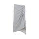Dries Van Noten Grey Hanam Midi Cotton Skirt