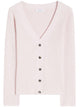 Max Mara Pink Gioiosa Wool Cardigan