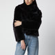 Blancha Short Chocolate Brown Fur Jacket