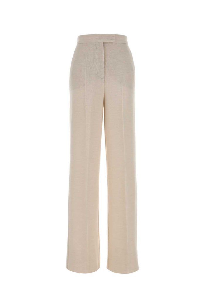 Max Mara Attinia Wool Piquet Trousers