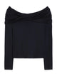 Max Mara Mxporafo Off-Shoulder Top