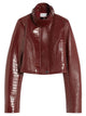 Max Mara Alligator-Print Collar Jacket