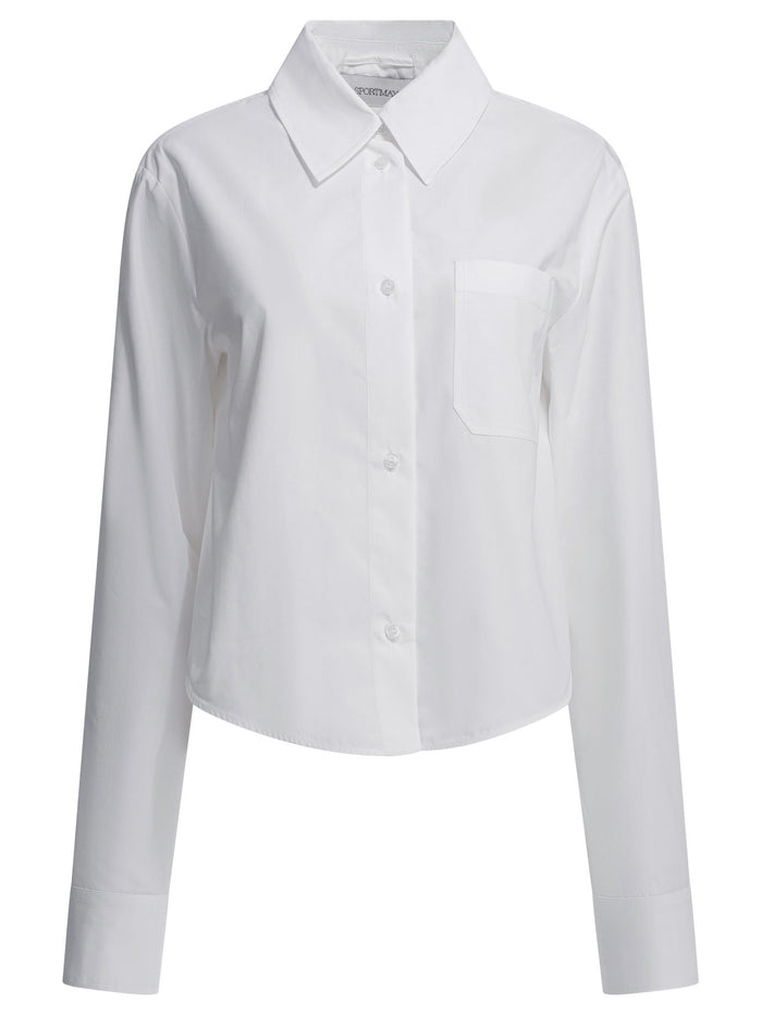 Max Mara Sportmax White Cotton Shirt