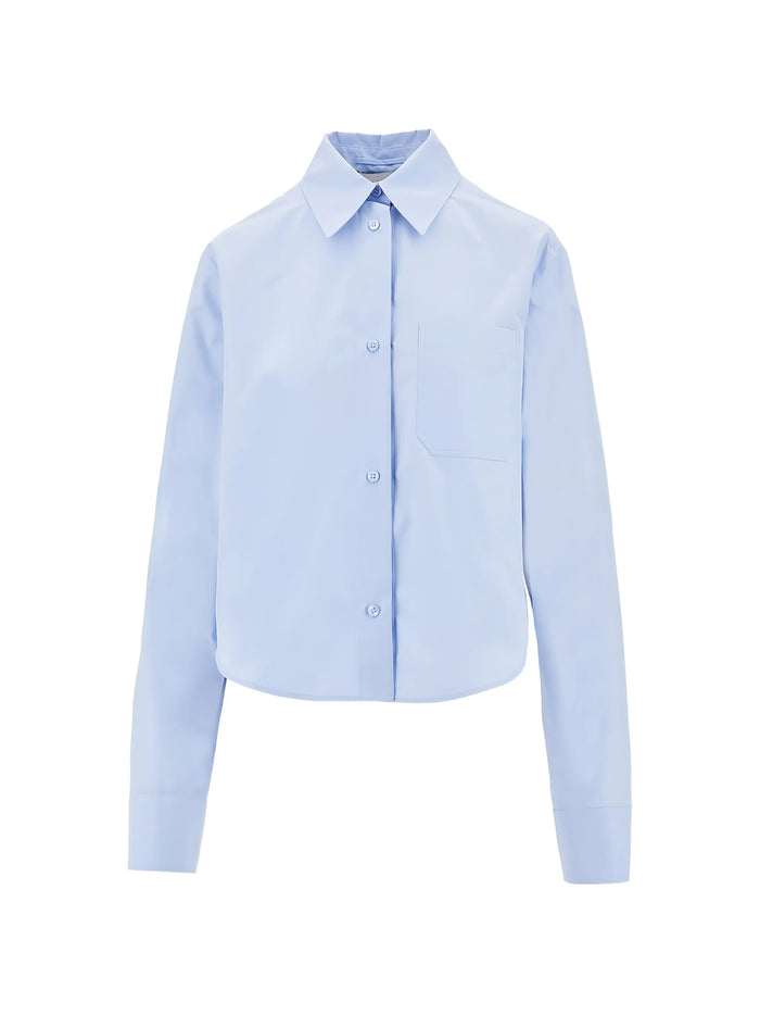 Max Mara Blue Cotton Polyester Spxceppo