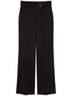 Max Mara Sportmax Black Wool Wide Leg Pants