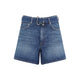 Max Mara Sportmax Medio Vintage Blue Cotton Fiesta Denim Shorts