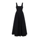 Max Mara Sportmax Spxgiro Long Dress In Pure Cotton