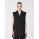 Max Mara Sportmax Spxalbero Sleeveless Blazer Black