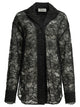 Max Mara Sportmax Casual Lace Black Polyester Shirt