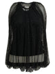 Max Mara Sportmax Black Polyester Top