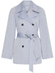 Marella Blue Polyester Cotton Trench Mllumido