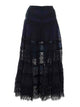 Charo Ruiz Ibiza Ibiza Black Serza Long Skirt