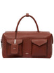 Max Mara Brown Leather Handbag Mxaholdallcargo
