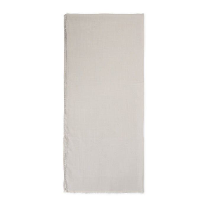 Max Mara Beige Wool And Silk Scarf