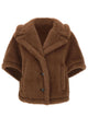 Max Mara Mxacorvino4 Teddy Fabric Cape