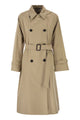 Weekend Max Mara Wksninfa - Water-Repellent Gabardine Trench Coat With Print