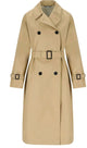 Weekend Max Mara Beige Double-Breasted Belted Coat