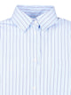 Weekend Max Mara Aureo Blue Shirt With White And Navy Stripes