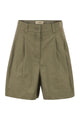 Weekend Max Mara Wkdarmonia – Cotton Shorts With Front Pleats