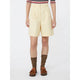 Weekend Max Mara Wkdecuba - Cotton And Linen Canvas Bermuda Shorts