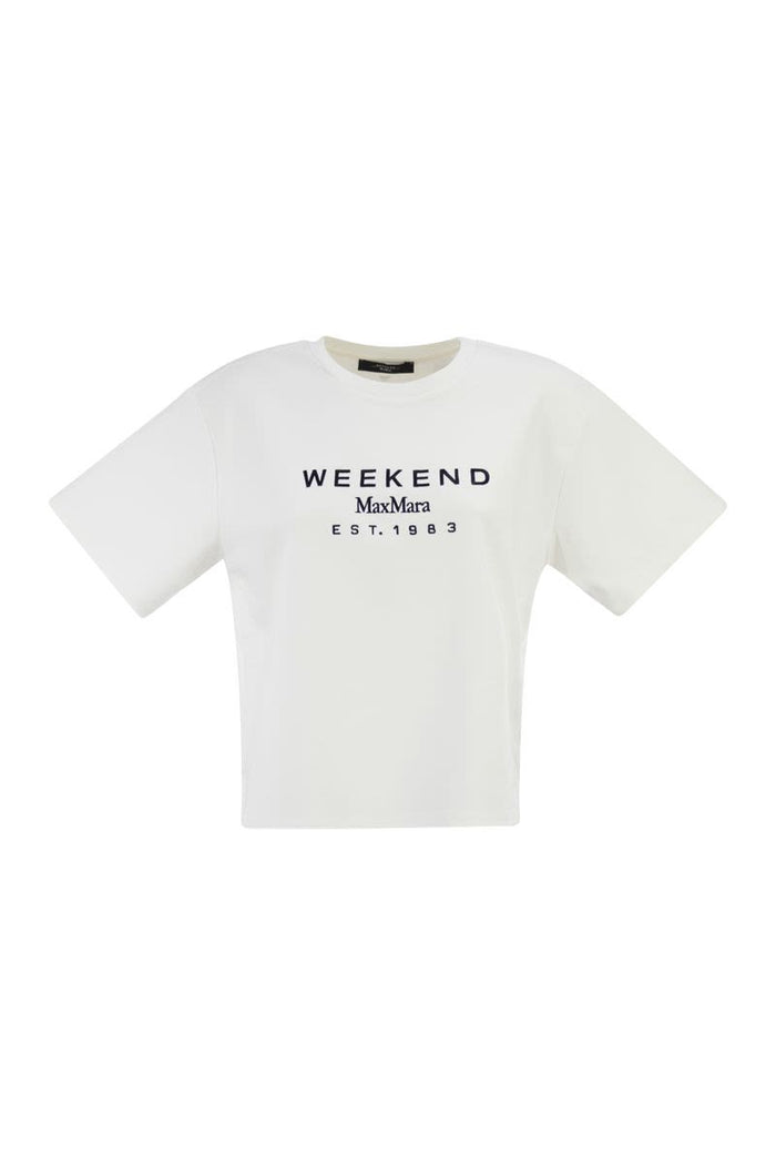 Weekend Max Mara Wkdsabato - Cotton Jersey T-Shirt With Print