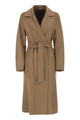 Max Mara Studio Mstcles Coat In Wool, Cashmere And Silk