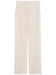 Max Mara Studio Pink Purple Triacetate Wide Pants