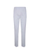 Max Mara Studio Light Blue Cotton Elastane Trousers