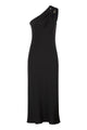 Max Mara Mseentrata - One-Shoulder Dress In Shiny Satin