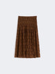 Max Mara Studio Mstairone Jersey Skirt Chocolate