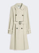 Max Mara The Cube Mtcctrench Raincoat Camel