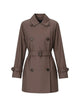 Max Mara Mtccalle Brown Cotton Polyester Outerwear