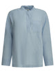 Max Mara S Light Blue Linen Casual Shirt