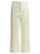 Max Mara S Casual White Linen Pants