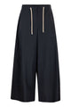 S Max Mara Smmgufo - Cotton Culotte Trousers With Drawstring Waist