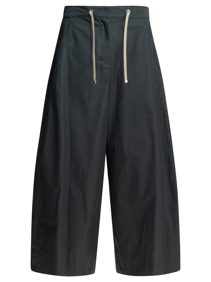 Max Mara S Casual Blue Cotton Pants