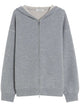Max Mara Grey Cotton Polyester Full Zip
