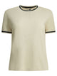 Max Mara S Beige Linen Crew-Neck Sweater