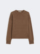 Max Mara S Brown Wool Blend Nebbie Sweater