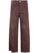 Max Mara S "Smmfulmine" Suede Trousers