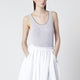 Roberto Collina Lilac Tank Top With Gold Trim