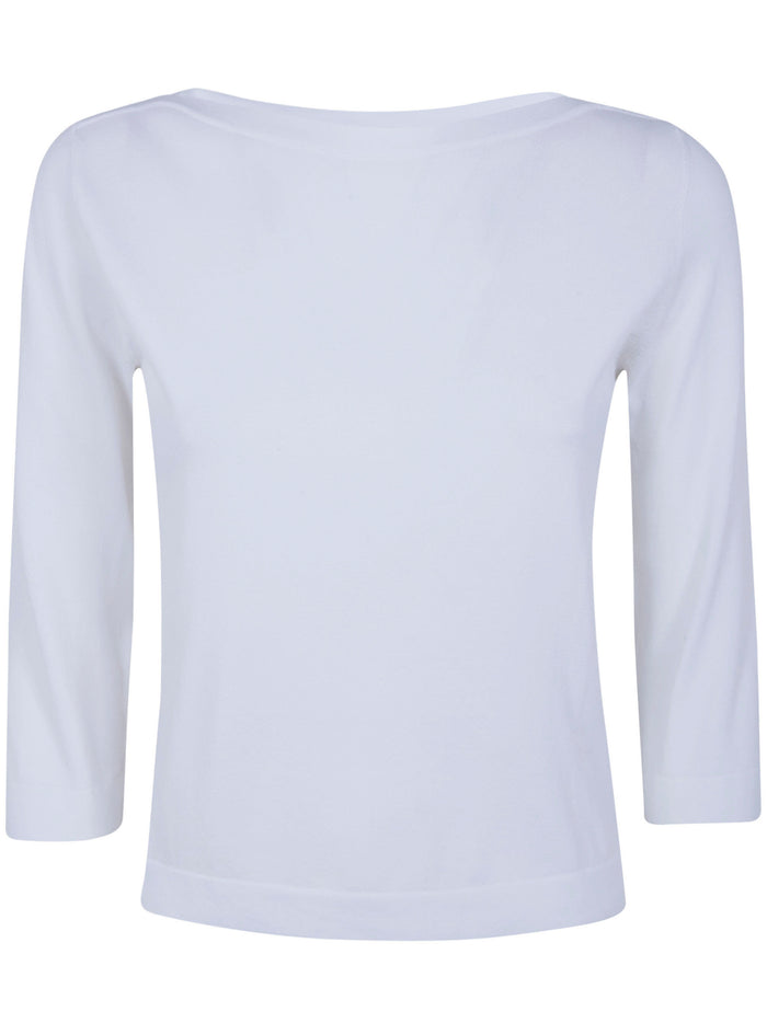 Nuur Boat Neck 3/4 Sleeves Sweater