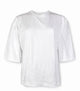 Roberto Collina White Round Neck Oversized Swe